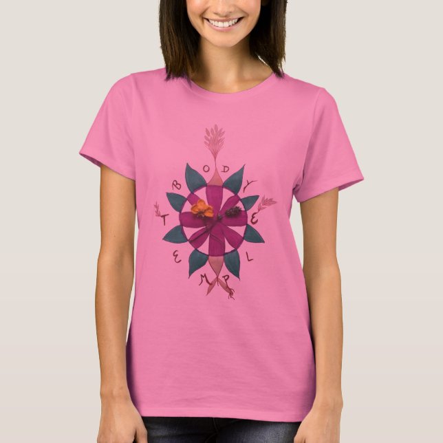 Tie Dye shirt - Body Temple T (Framsida)