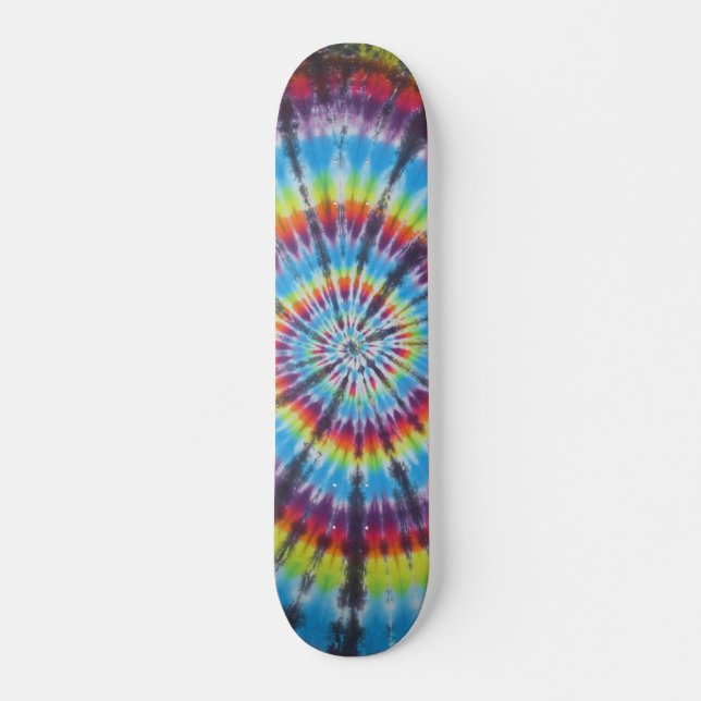 Tie Dye Skateboard1 Skateboard Bräda 20 Cm (Framsida)