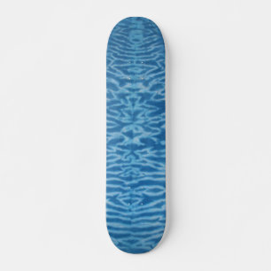 Tie Dye Skateboard - Blue Tiger Rand Bräda 20 Cm