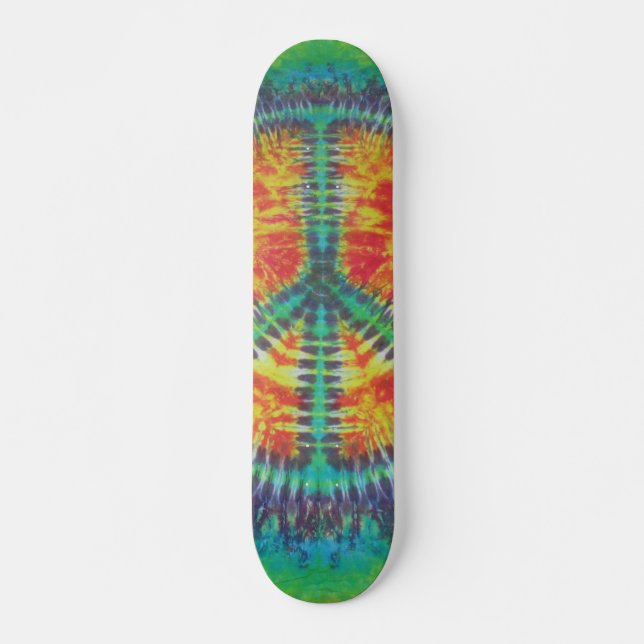 Tie Dye Skateboard - Fredstecken (Framsida)