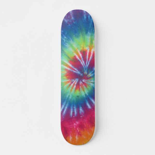 Tie Dye Skateboard - Swirl (Framsida)