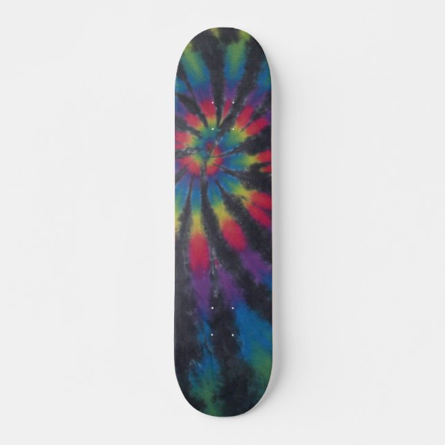 Tie Dye Skateboard - Swirl (Framsida)