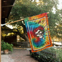 Tie Dye Skull med Ro