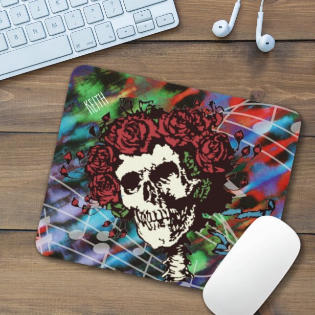 Tie Dye Skull med Ro Musmatta (Skapare uppladdad)