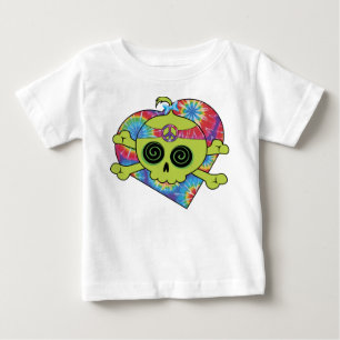Tie Dye Skull Tee