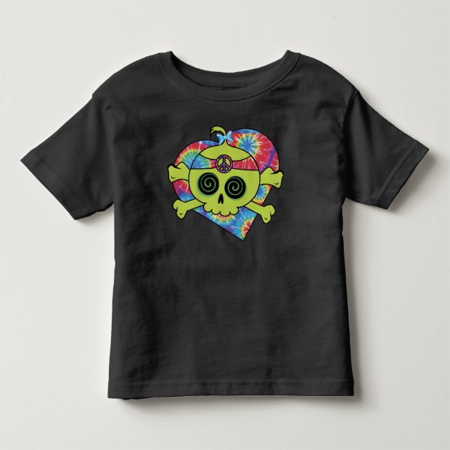 Tie Dye Skull Tröja (Framsida)