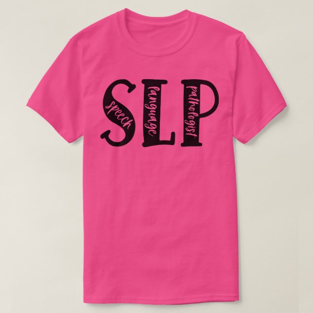 Tie Dye SLP Tal språkpatolog Tal Th T Shirt (Design framsida)