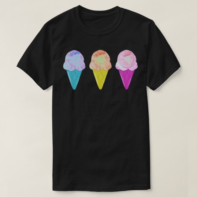 TIE DYE SOMMER T SHIRT (Design framsida)
