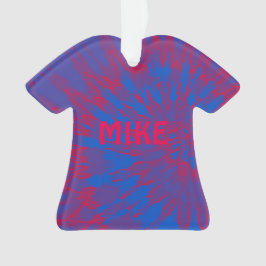 Tie Dye Spiral Blue och Red
