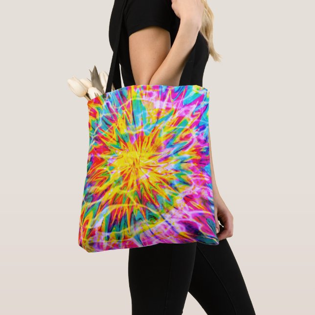 TIE DYE STänk  Tygkasse (Närbild)