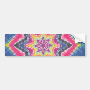 Tie Dye Star Bildekal