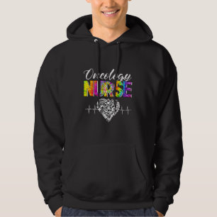 Tie Dye Stethoscope Oncology Sjuksköterskedagar Hoodie