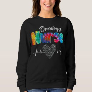 Tie Dye Stethoscope Oncology Sjuksköterskedagar T Shirt