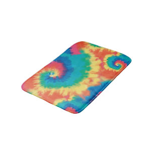 Tie Dye-stil Badrumsmatta