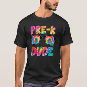 Tie Dye Sunglasses Pre K Back to school Kids T Shirt