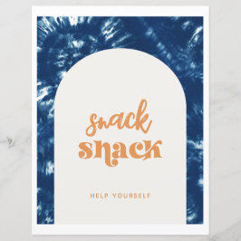 Tie Dye Surfa Party | Snack Shack-tecken