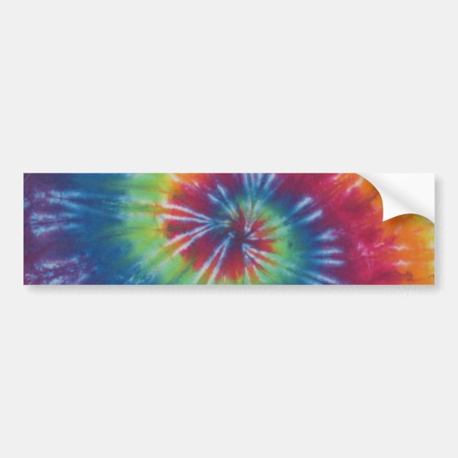Tie Dye Swirl Sticker Bildekal (Framsidan)