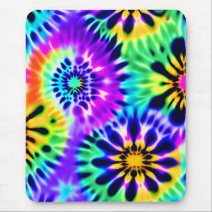 Tie Dye Swirling Mönster Design Musmatta