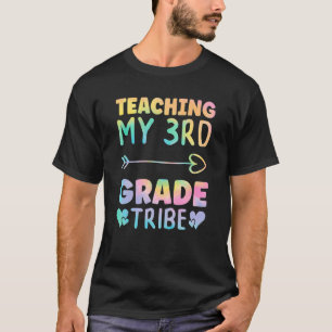 Tie Dye Teacher Testdag undervisar min tredje Klas T Shirt