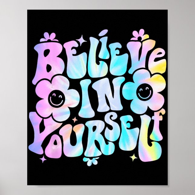 Tie Dye Test Day Teacher Test Day Teacher Poster (Framsidan)