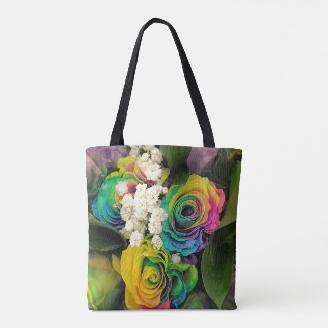 Tie dye - tote tygkasse (Baksida)