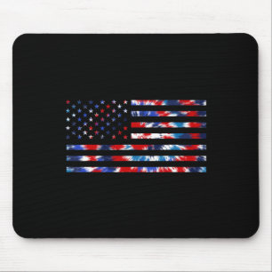 Tie Dye Usa Flag Pojkar Amerikansk Flagga 4:e Juli Musmatta