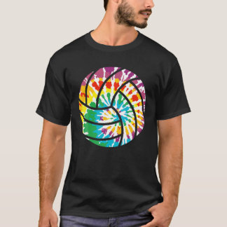 Tie Dye Volleyball Funny Sport Älskare Manar Women T Shirt
