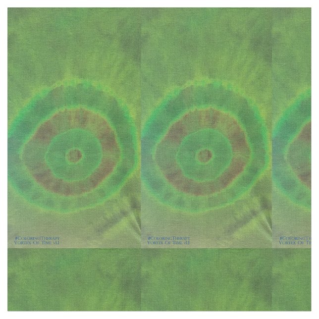 Tie-Dye Vortex of Time 11-tyg Tyg (Närbild)