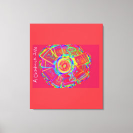 Tie-Dye Wheel Fan Flower Drawstring Backpack Canvastryck