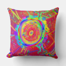 Tie-Dye Wheel Fan Flower  Kudde