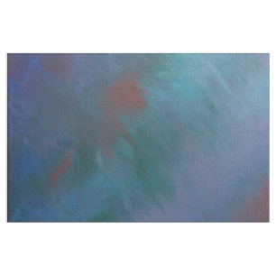Tie-Dyed Abstrakt Mörk blått Grönt Lila Red Tyg