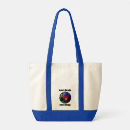 Tie Dyed Gräsmatta Bowl, Tote Bag Tygkasse