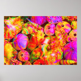 Tie Dyed Snäckas Poster