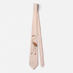 TIE EN PÅ Flamingo parkerar vintageTaupetien Slips