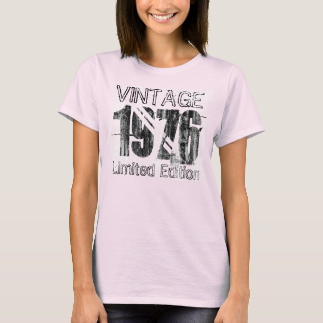 Tie-Färg för födelsedag för upplaga 1976 för Tee Shirt (Framsida)