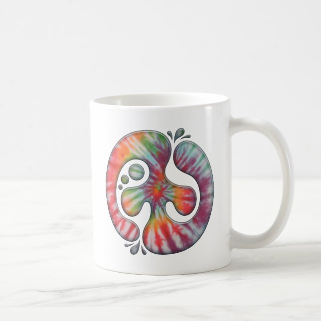 Tie-Färg fredspill Kaffemugg (Höger)
