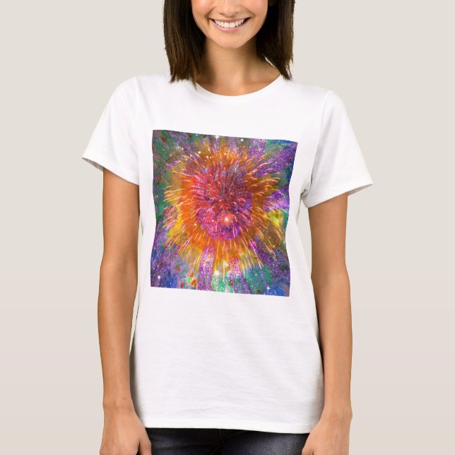 Tie-Färg Tee Shirt (Framsida)
