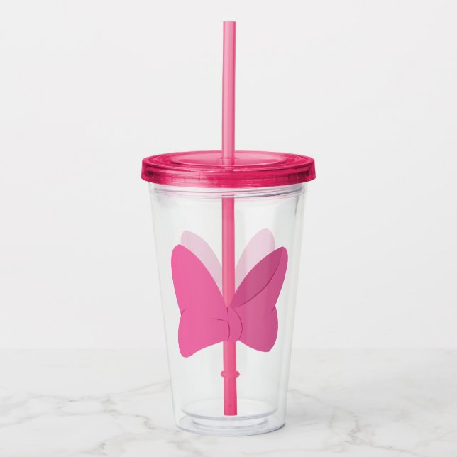 Tie-färgad akrylmugg take away mugg (Framsida)