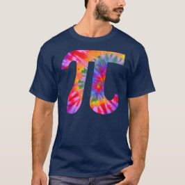 Tie färgad Pi-skjorta Tee Shirt