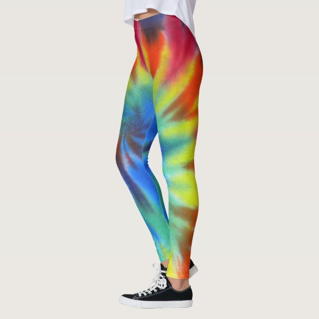 Tie färgämnen leggings (Vänster)