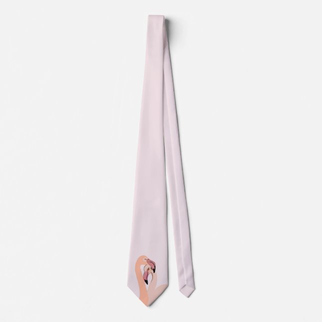 Tie, Flamingo Kärlek Slips (Framsida)
