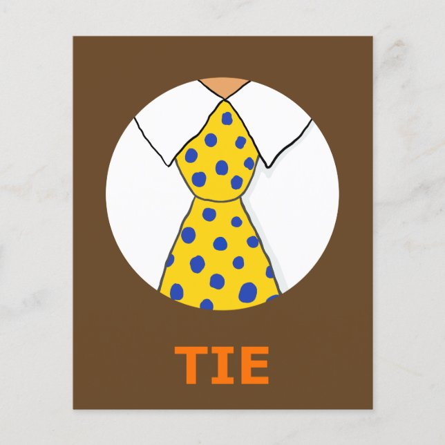 TIE Flashcard för inledande T 1 Syllable Ord (Framsida)