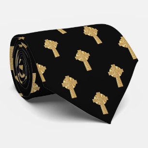 Tie för arg Faux för Celtic guld- Slips