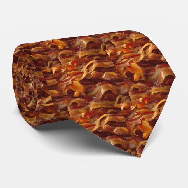 Tie för baconbaconbacon slips (Rullad)