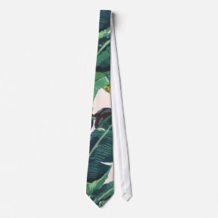 Tie för bananlövdesign slips