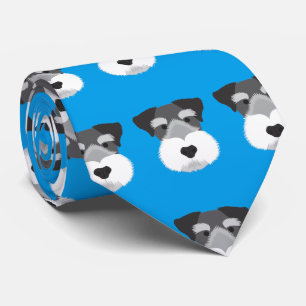 Tie för blåttminiatyrSchnauzer Slips
