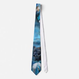 Tie för blåttvargkonst slips