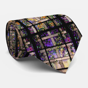 Tie för blommor för Tiffany målat glassClematis Slips