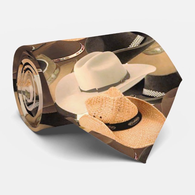 tie för cowboyhatt slips (Rullad)