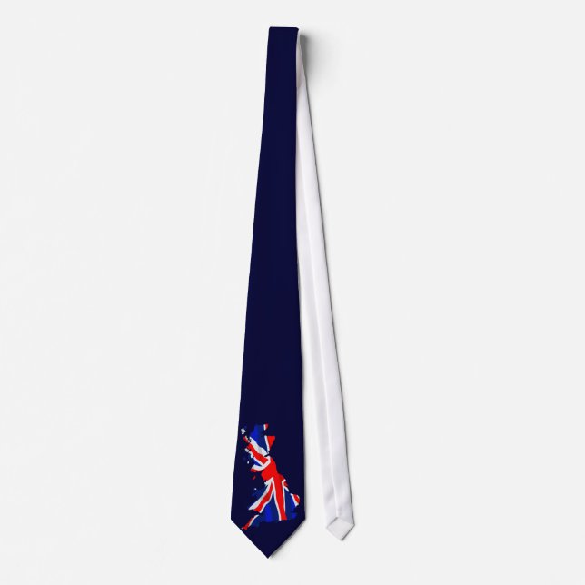 Tie för England flaggakarta Slips (Framsida)